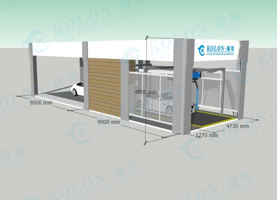 コロン 380V 24.5kW 高圧洗浄機能付き 調節可能な圧力のタッチレス洗車機